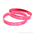 LOVE Words Multi Color Bracelet Wide Aluminium Metal Bangles